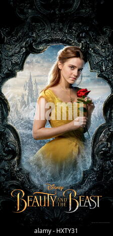 Beauty And The Beast (2017) Disney Poster Stock Photo ...