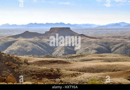 rocky scenery seen in Namibia, Africa Stock Photo