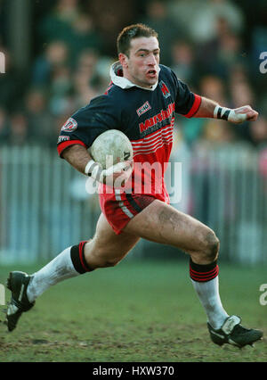 JOHN BENTLEY HALIFAX RLFC 24 March 1995 Stock Photo