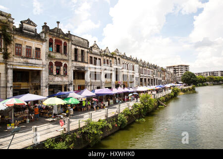 The overhang of Chikan town in Yangjiang city,Guangdong province,China Stock Photo