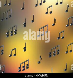 Music notes vector Stock Vector