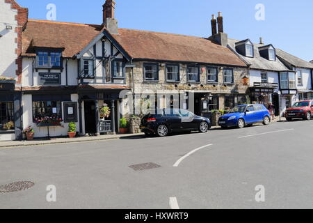 The Bugle coaching inn,Yarmouth,Isle of Wight Stock Photo