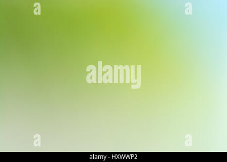 Colored background without texture fade from cerulean blue to foliage green Stock Photo