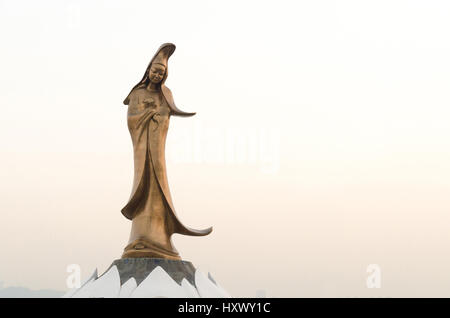 Statue of kun iam macau the goddess of mercy in macau china Stock Photo