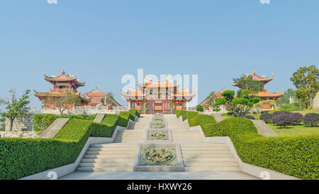 A-Ma cultural village and blue sky in macau china Stock Photo