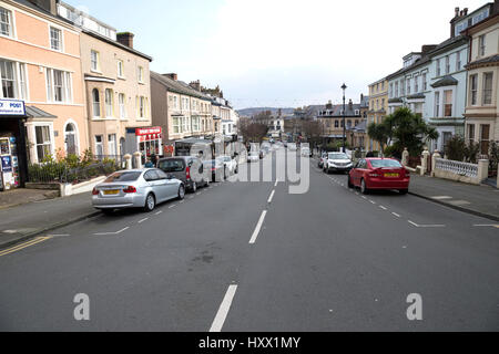 Upper Mostyn street Llandudno Stock Photo