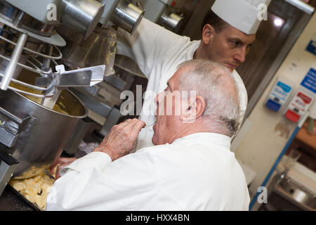 Albert Roux at Grimsby Institute Stock Photo