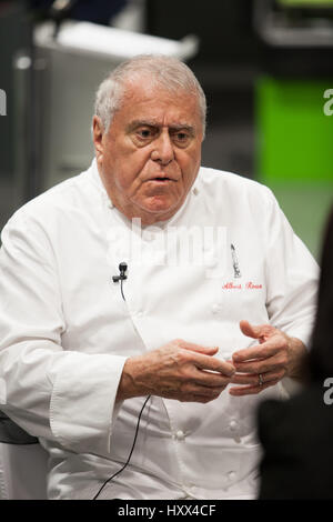 Albert Roux at Grimsby Institute Stock Photo