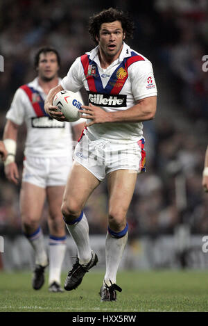 ANDREW FARRELL GREAT BRITAIN & WIGAN WARRIORS CITY OF MANCHESTER STADIUM MANCHESTER 30 October 2004 Stock Photo