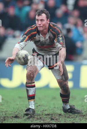 BRIAN MCDERMOTT BRADFORD BULLS RLFC 22 February 1997 Stock Photo