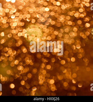 Backgrounds collection - Photo of blurred Christmas lights at night. Stock Photo