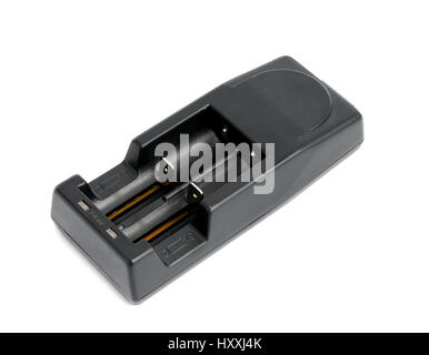 Multifunctional battery charger isolated on white background Stock Photo
