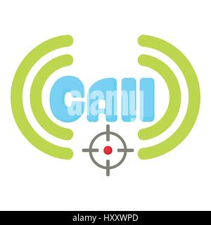 Support service icon, cartoon style Stock Vector