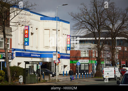 Mecca Bingo art deco building on Washway Road A56 main route through Sale in  Manchester, England,UK Stock Photo