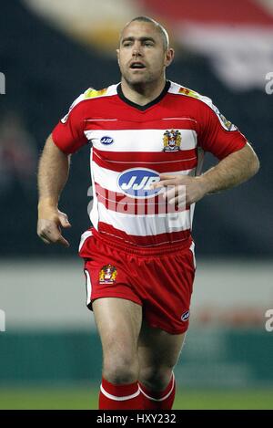 SHANE MILLARD WIGAN WARRIORS RLFC KC STADIUM HULL ENGLAND 23 March 2007 Stock Photo