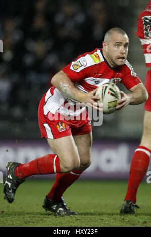 SHANE MILLARD WIGAN WARRIORS RLFC KC STADIUM HULL ENGLAND 23 March 2007 Stock Photo