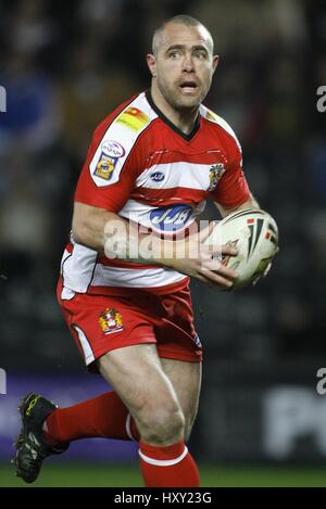 SHANE MILLARD WIGAN WARRIORS RLFC KC STADIUM HULL ENGLAND 23 March 2007 Stock Photo