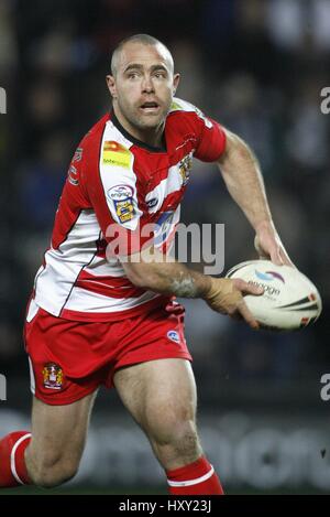 SHANE MILLARD WIGAN WARRIORS RLFC KC STADIUM HULL ENGLAND 23 March 2007 Stock Photo