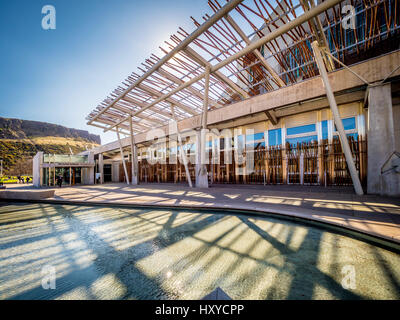 Scottish Parliament building, Holyrood, Edinburgh, Scotland. Stock Photo