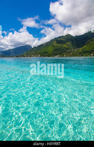 Tiahura, Moorea, French Polynesia Stock Photo