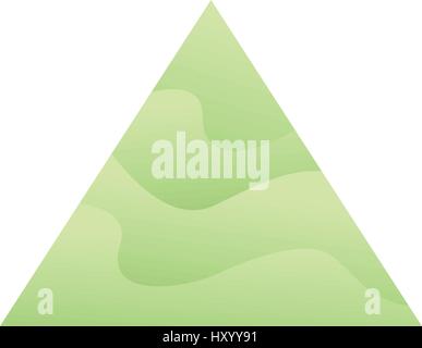 Colorful Triangle Symbol design, vector illustration Stock Vector