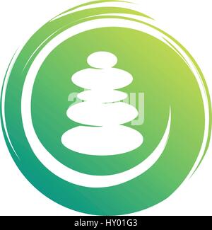Spa Zen Symbol design, vector illustration Stock Vector