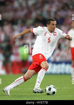 DARIUSZ DUDKA POLAND & WISLA KRAKOW WORTHERSEE STADION KLAGENFURT AUSTRIA 16 June 2008 Stock Photo