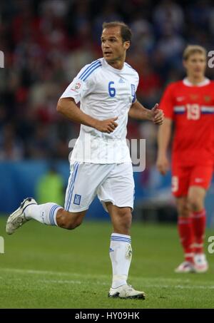 ANGELOS BASINAS GREECE & MALLORCA EM STADION SALZBURG AUSTRIA 14 June 2008 Stock Photo