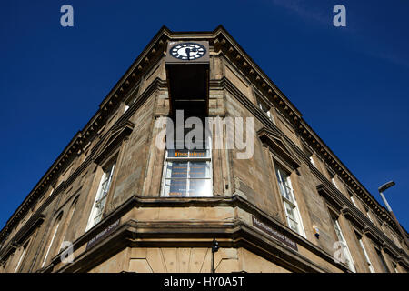 leading to the Railway Station, Northumberland Street, Huddersfield town centre a large market town metropolitan borough Kirklees, West Yorkshire Stock Photo