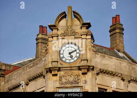 Historic building Market Hill, Barnsley town centre, South Yorkshire, England. UK. Stock Photo