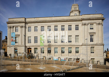 Town hall in Barnsley town centre, South Yorkshire, England. UK. Stock Photo