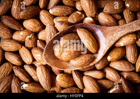 Download Close Up Peeled Almonds Nut In Small Glass Jar On Stock Photo Alamy Yellowimages Mockups