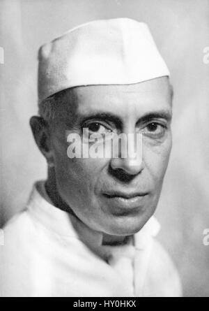 Jawaharlal Nehru. Portrait Of The First Prime Minister Of India ...