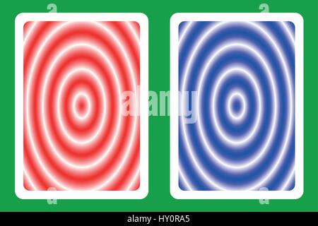 Playing Card Back Designs Stock Vector