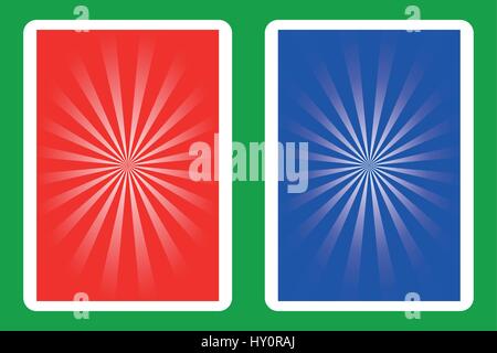 Playing Card Back Designs Stock Vector