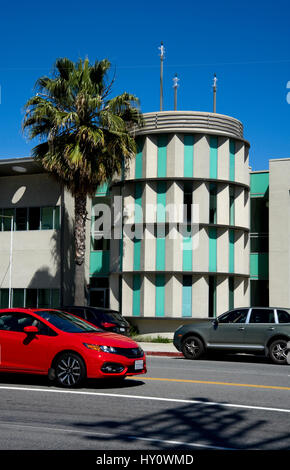 Former headquarters of Hanna Barbera animation studios is now an apartment building in Studio City, CA Stock Photo