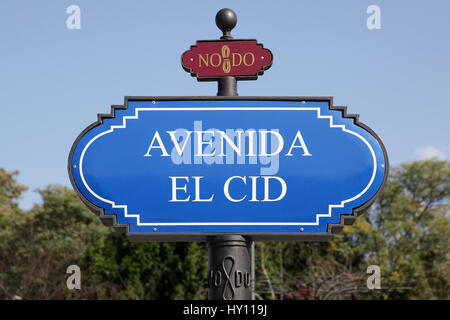 Avenida El Cid In Seville Spain Andalucia Stock Photo