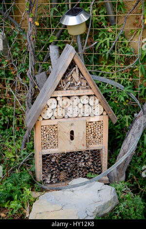 Insect Hotel or Insect House Stock Photo