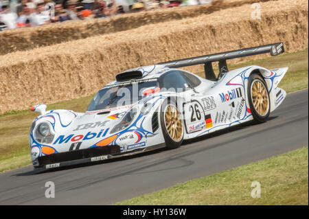 Goodwood, UK - July 13, 2013: Porsche 917 Le Mans sports car at the Festival of Speed event held at Goodwood, UK Stock Photo