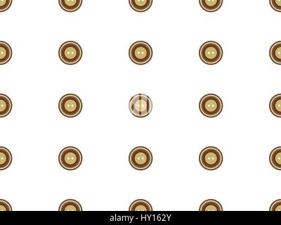 button on white background Stock Vector