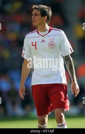 DANIEL AGGER DENMARK & LIVERPOOL FC DENMARK & LIVERPOOL FC SOCCER CITY  SOUTH AFRICA 14 June 2010 Stock Photo