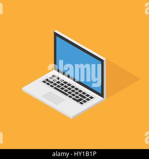 Isometric Laptop vector illustration design Stock Vector
