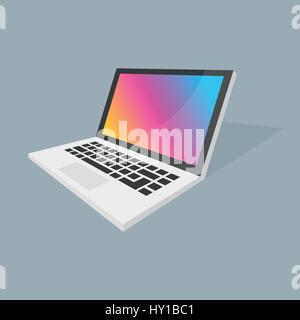 Isometric Laptop vector illustration design Stock Vector