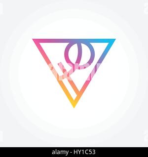 Abstract Triangle Symbol, vector illustration Stock Vector
