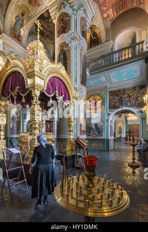 Annunciation cathedral, at Kazan Kremlin , Tataristan Republic Russia Stock Photo