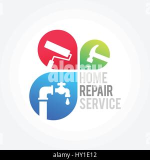 Home Cleaning. Cleaning Service. Building Cleaning, vector illustration Stock Vector