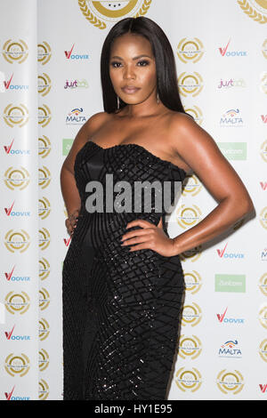 Terry Phetoattends the 2017 National Film Awards at Porchester Hall on 29 March 2017. Stock Photo