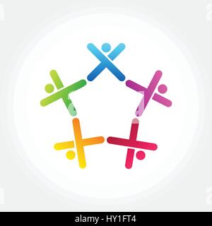 Colorful Star symbol, vector illustration design, abstract concept Stock Vector