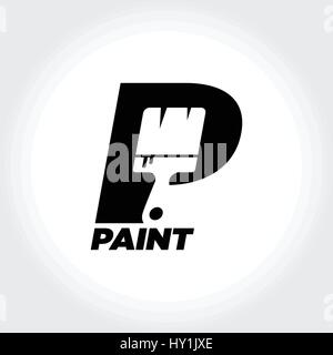 Paint Business Concept Vector illustration, Creative Design Stock Vector