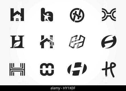 creative letter h